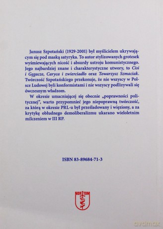 Zawsze niepoprawny Janusz Szpotański - Agata Świerkot [KSIĄŻKA]
