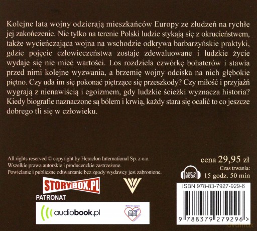 Zemsta i przebaczenie (Tom 3) Rzeka tęsknoty - Joanna Jax [AUDIOBOOK]