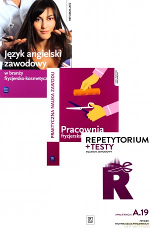 Zestaw Fryzjer z językiem angielskim A.19 [KSIĄŻKA]