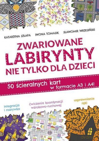 Zwariowane labirynty nie tylko dla dzieci - Katarzyna Szłapa, Iwona Tomasik, Sławomir Wrzesiński [KSIĄŻKA]