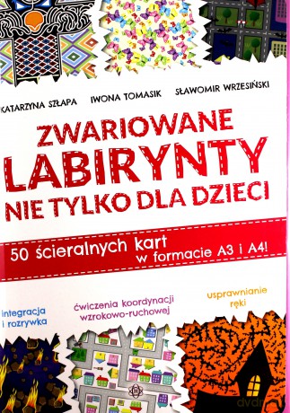 Zwariowane labirynty nie tylko dla dzieci - Katarzyna Szłapa, Iwona Tomasik, Sławomir Wrzesiński [KSIĄŻKA]