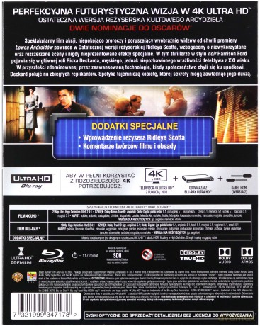 Łowca androidów [Blu-Ray 4K]+[Blu-Ray]