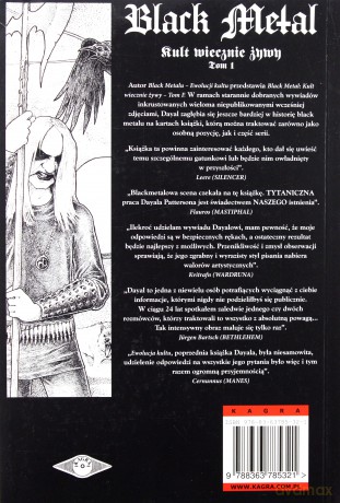 Black Metal: Kult Wiecznie Żywy (Tom 1) - Dayal Patterson [KSIĄŻKA]