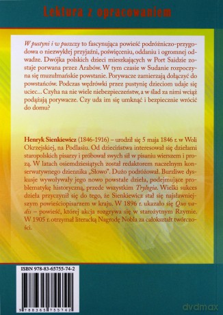 W pustyni i w puszczy. Lektura z opracowaniem (Zielona seria) - Henryk Sienkiewicz [KSIĄŻKA]