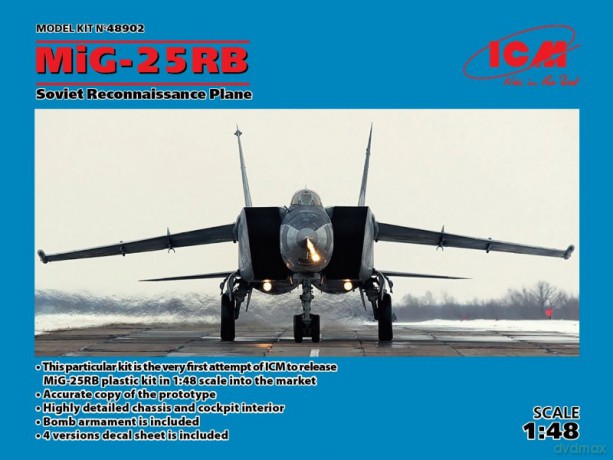 I-5 MiG 25RB Soviet Reconnaissance Plane