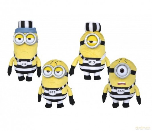 Minionki w wiezięniu, 23 cm, 4 rodzaje