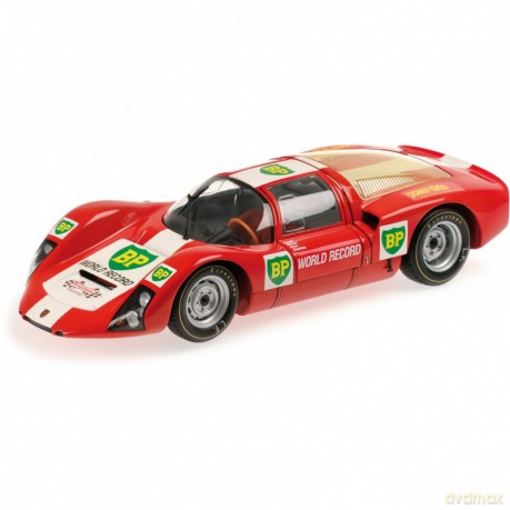 Porsche 906E BP World Record Runs Monza 1967