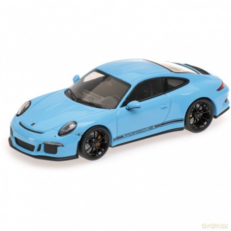Porsche 911 R 2016 (gulf blue w/black writing)