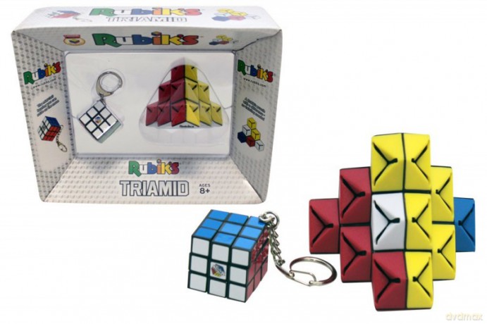 RUBIK Kostka brelok+układanka Triamid [GRA]