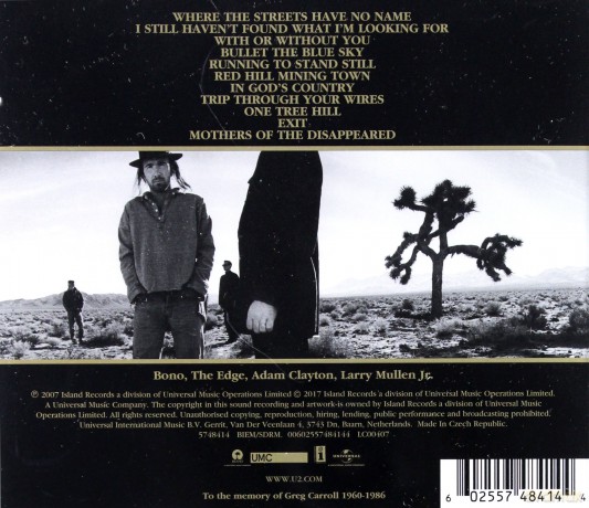 U2: The Joshua Tree [CD]