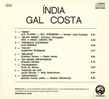 Gal Costa: India [CD]