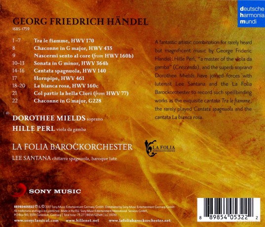 Hille Perl: Händel [CD]