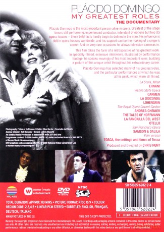 Placido Domingo: My Greatest Roles [DVD]
