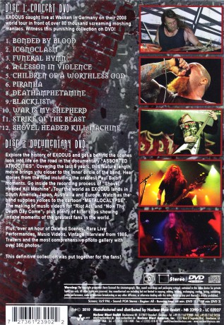 Exodus: Shovel Headed Tour Machine (digipack) [2DVD]