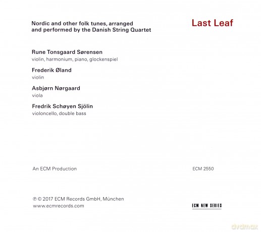 Danish String Quartet: Last Leaf [CD]