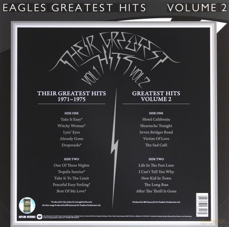 The Eagles: Their Greatest Hits Volumes 1 & 2 [2xWinyl]