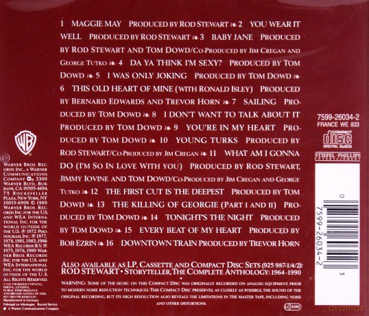 Rod Stewart: The Best Of Rod Stewart [CD]