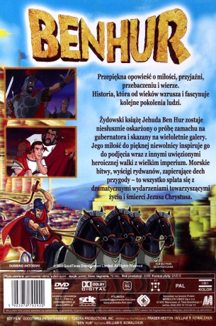 Ben Hur (animowany) [DVD]