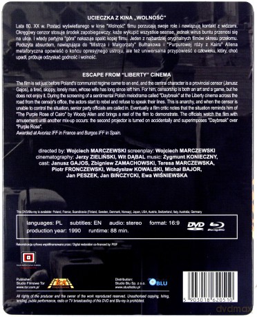 Ucieczka z kina Wolność (Digitally Restored) (steelbook) [Blu-Ray]+[DVD]