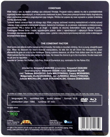 Constans (Digitally Restored) (steelbook) [Blu-Ray]+[DVD]