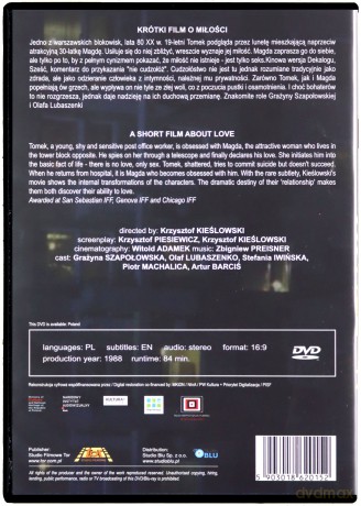 Krótki Film o Miłości (Digitally Restored) [DVD]