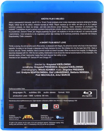 Krótki Film o Miłości (Digitally Restored) [Blu-Ray]