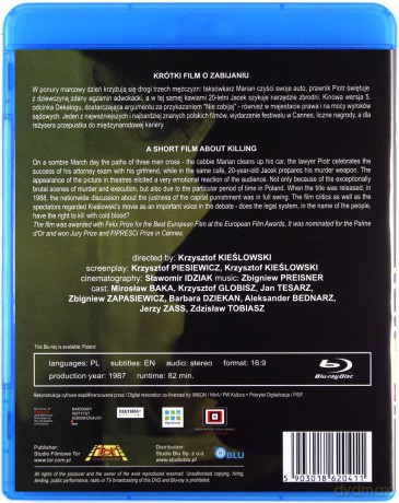 Krótki film o zabijaniu (Digitally Restored) [Blu-Ray]