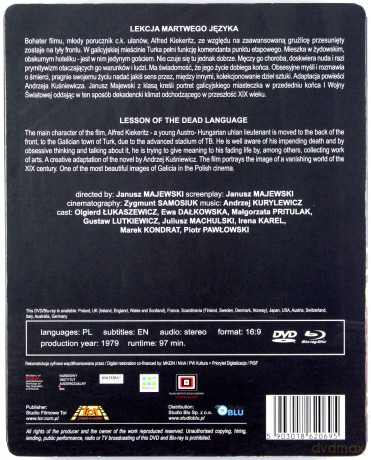 Lekcja martwego języka (Digitally Restored) (steelbook) [Blu-Ray]+[DVD]