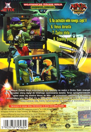 Wojownicze Żółwie Ninja: Następna mutacja odc. 5-8 [DVD]