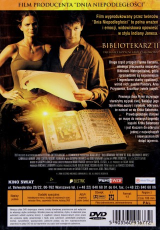 Bibliotekarz 2: Tajemnice Kopalni Króla Salomona [DVD]