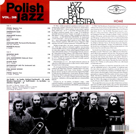 Jazz Band Ball Orchestra: Home (Polish Jazz) [Winyl]