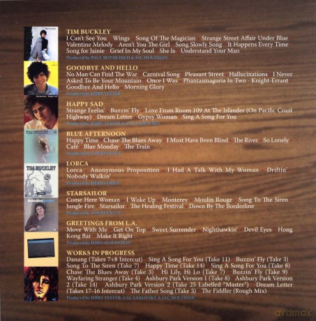 Tim Buckley: The Complete Album Collection [8CD]