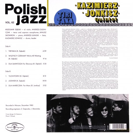 Kazimierz Jonkisz Quintet: Tiritaka (Polish Jazz) [Winyl]