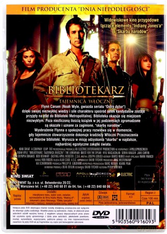 Bibliotekarz: Tajemnica włóczni [DVD]