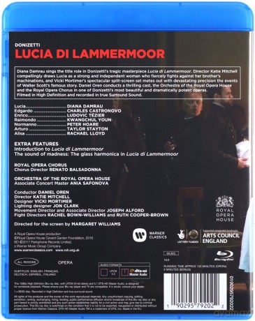 Diana Damrau: Donizetti: Lucia Di Lammermoor [Blu-Ray]