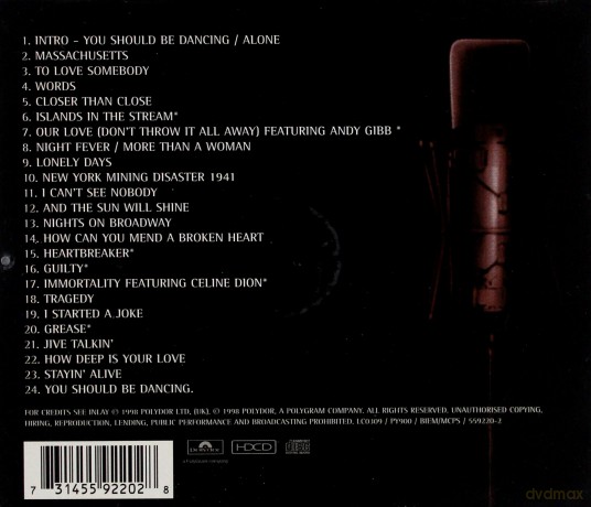 Bee Gees: One Night Only-Live [CD]