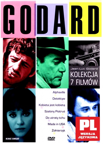 Jean-Luc Godard Kolekcja: Do utraty tchu | Żołnierzyk | Kobieta jest kobietą | Szalony Piotruś | Alphaville | Detektyw | Made in USA [BOX] [7DVD]
