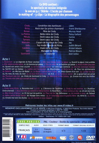 Cindy, Cendrillon 2002 [DVD]