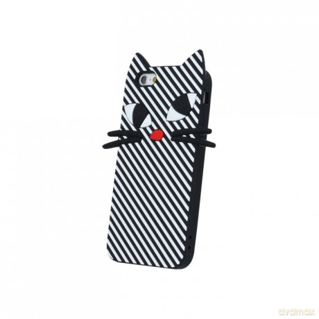 Nakładka Animal 3D Kitten do Huawei P8 Lite czarna