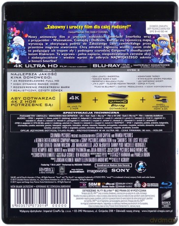 Smerfy: Poszukiwacze zaginionej wioski [Blu-Ray 4K]+[Blu-Ray]