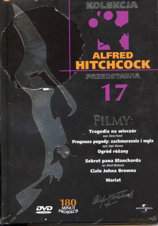 Alfred Hitchcock Przedstawia 17: Tragedia na wieczór / Prognoza pogody : zachmurzenie i mgła / Ogród różany / Sekret pana Blancharda / Ciało Johna Browna / Wariat (digibook) [DVD]