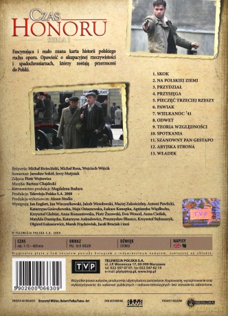 Czas Honoru sezon 1 (odcinki 1-13) [BOX] [4DVD]