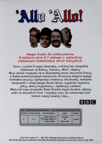 Allo Allo! Kolekcja [5DVD] (serie 5-7) (BBC)