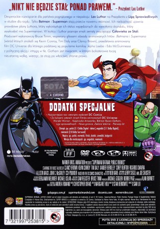 Superman / Batman: Wrogowie publiczni [DVD]