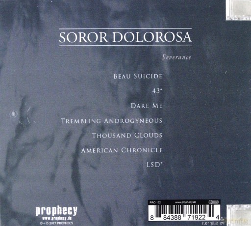 Soror Dolorosa: Severance [CD]