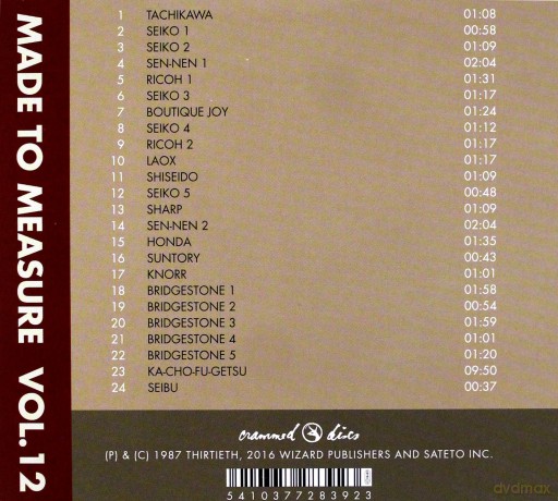 Yasuaki Shimizu: Music For Commercial [CD]