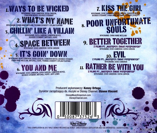 Descendants 2 soundtrack (Następcy 2) (PL) [CD]
