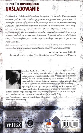 Naśladowanie - Dietrich Bonhoeffer [KSIĄŻKA]