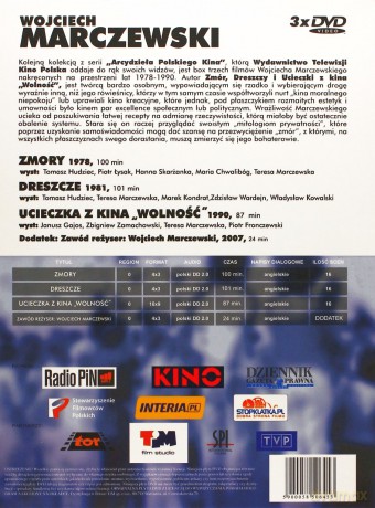 Wojciech Marczewski: Zmory / Dreszcze / Ucieczka z kina Wolność BOX [3DVD]