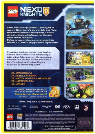 LEGO Nexo Knights część 8 (odcinki 36-40) [DVD]
